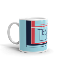 Load image into Gallery viewer, Temple Design Light Blue Gloss Mug