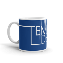 Load image into Gallery viewer, Temple Design Dark Cerulean Gloss Mug