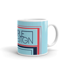 Load image into Gallery viewer, Temple Design Light Blue Gloss Mug