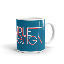 Load image into Gallery viewer, Temple Design Cerulean Gloss Mug