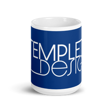 Load image into Gallery viewer, Temple Design Dark Cerulean Gloss Mug