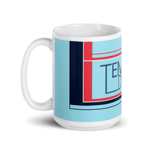 Load image into Gallery viewer, Temple Design Light Blue Gloss Mug