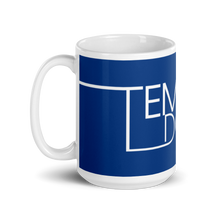 Load image into Gallery viewer, Temple Design Dark Cerulean Gloss Mug