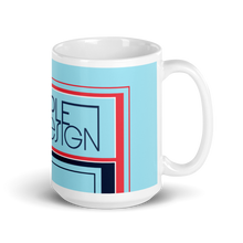 Load image into Gallery viewer, Temple Design Light Blue Gloss Mug
